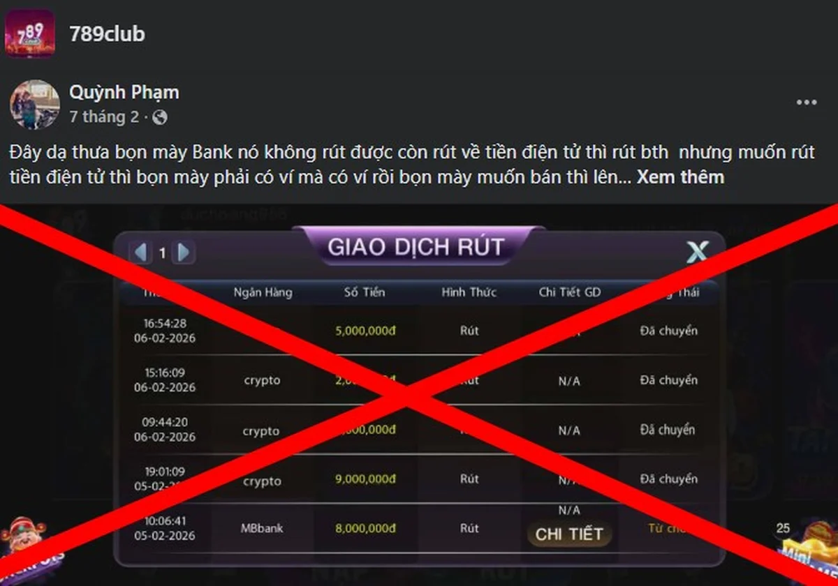 Phân tích trò chơi xấu 789Club của các brand lừa đảo